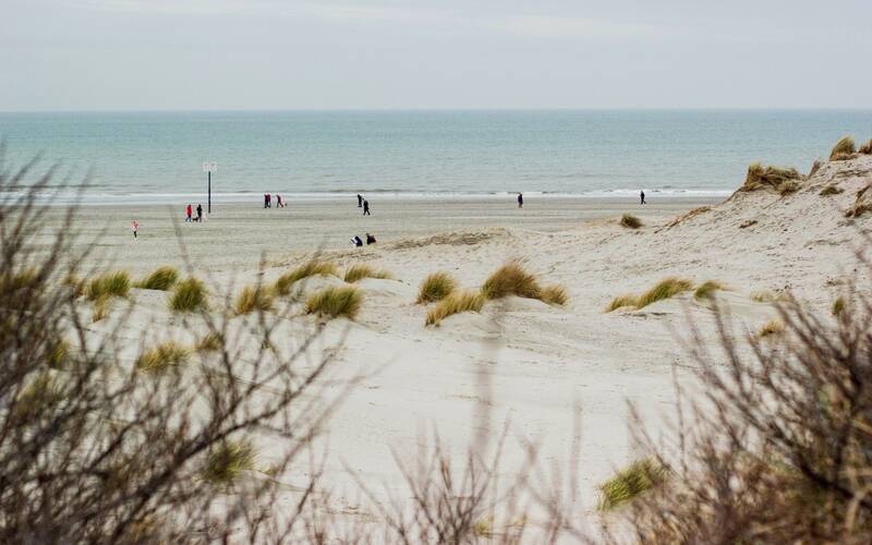 Op strandvakantie in Nederland